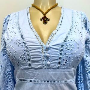 Preloved Banana Republic Eyelet Mini Dress